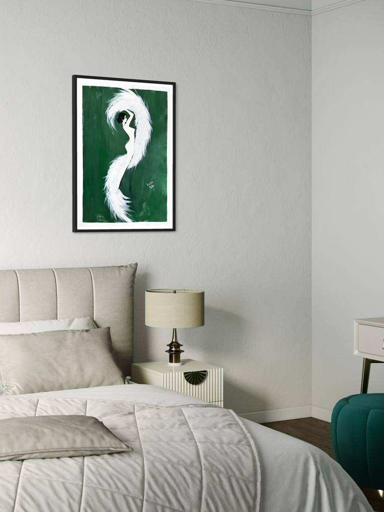 Original Art Deco Women Painting by Kristina Mallen