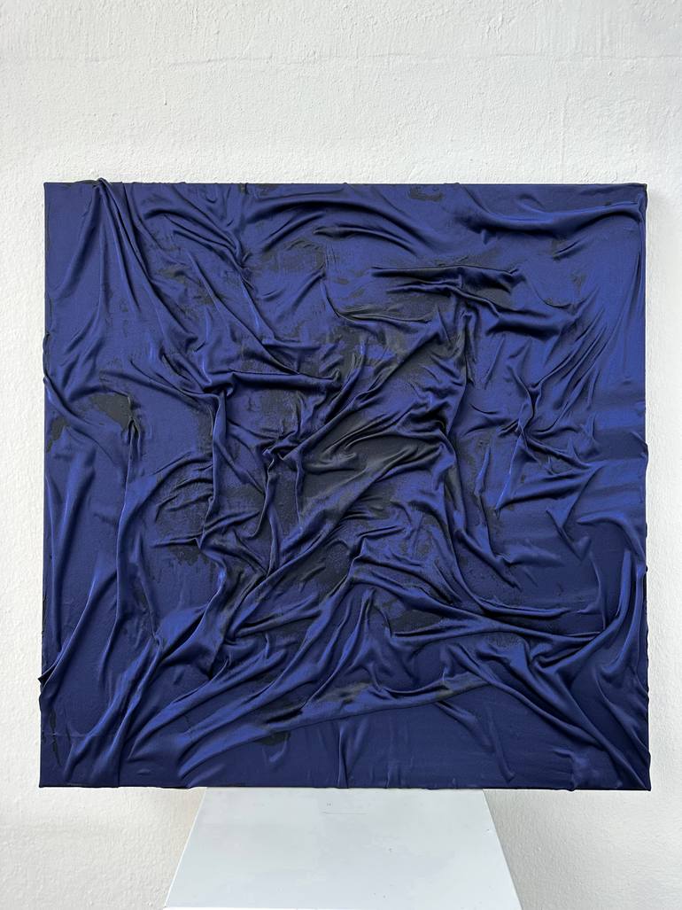 Original Abstract Expressionism Abstract Collage by Kristina Mallen