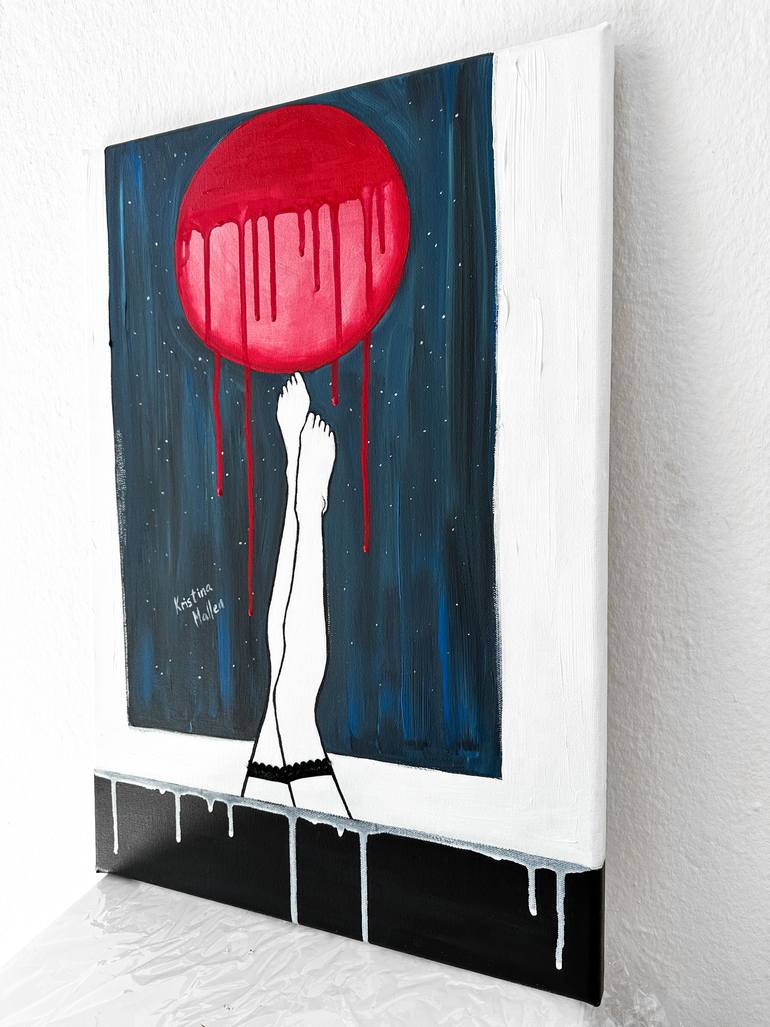 Original Art Deco Women Painting by Kristina Mallen
