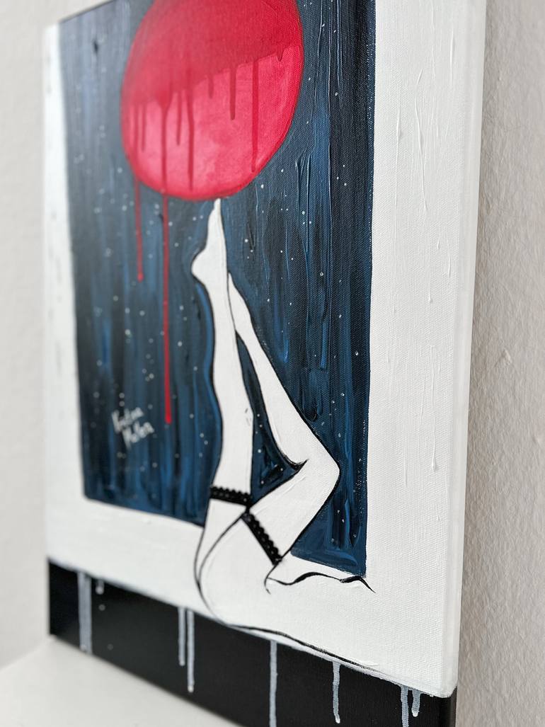 Original Art Deco Women Painting by Kristina Mallen