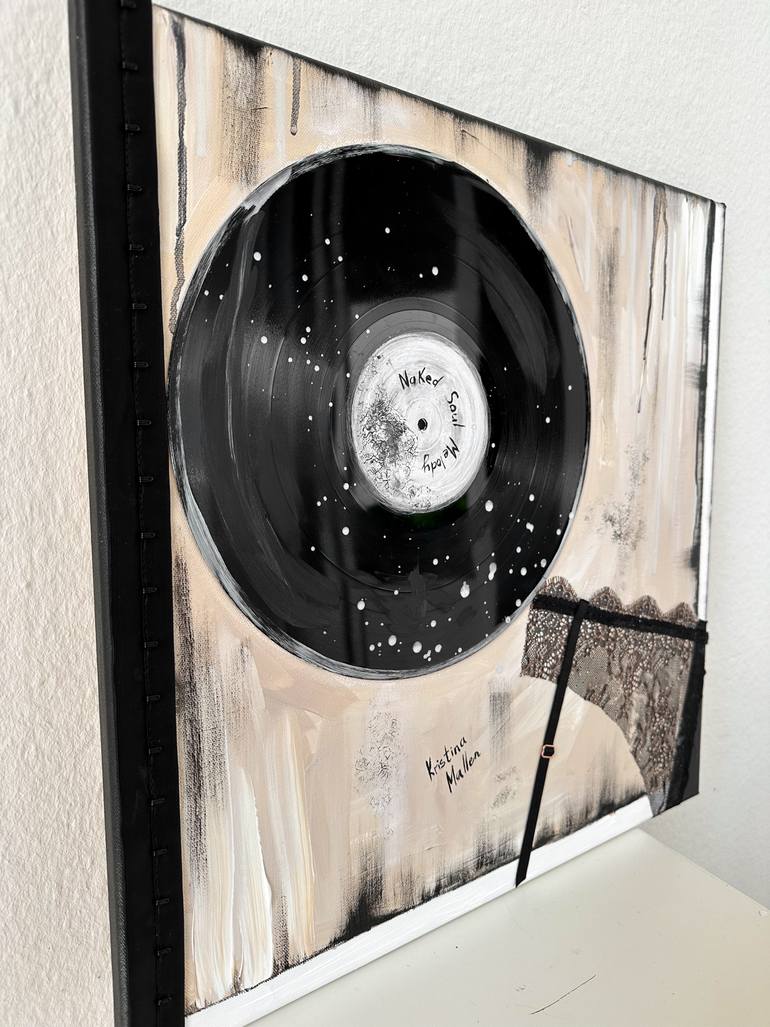 Original Abstract Expressionism Pop Culture/Celebrity Collage by Kristina Mallen
