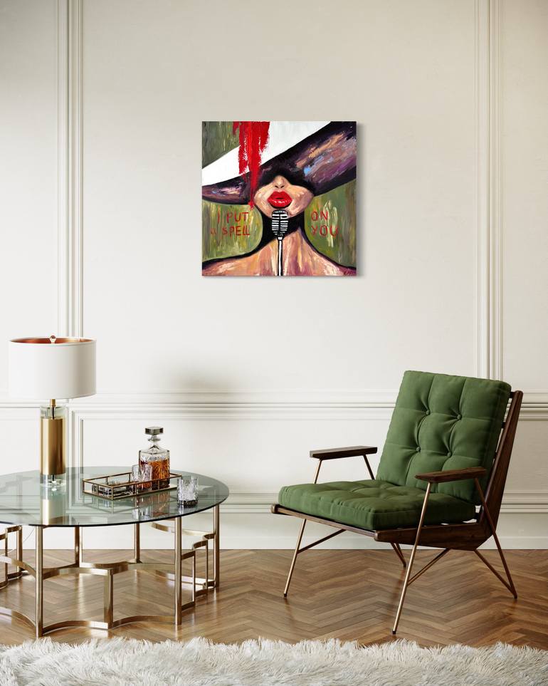 Original Pop Art Pop Culture/Celebrity Painting by Kristina Mallen