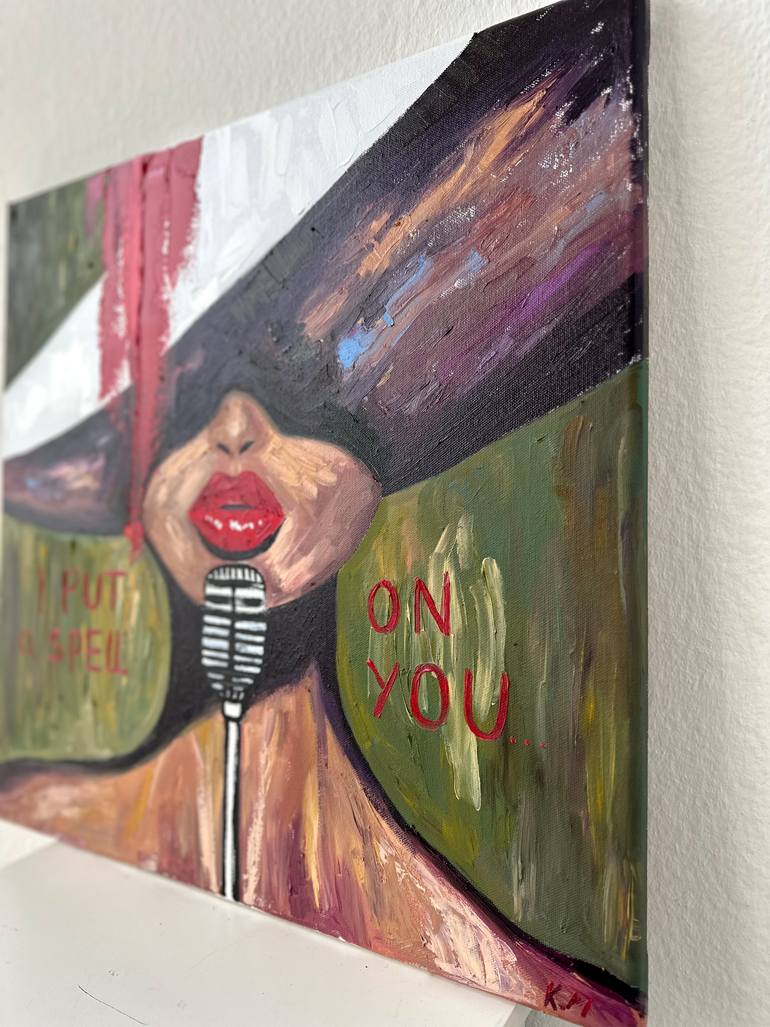 Original Pop Art Pop Culture/Celebrity Painting by Kristina Mallen