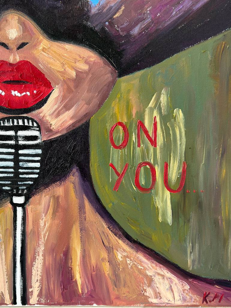 Original Pop Art Pop Culture/Celebrity Painting by Kristina Mallen