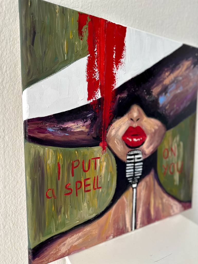 Original Pop Art Pop Culture/Celebrity Painting by Kristina Mallen