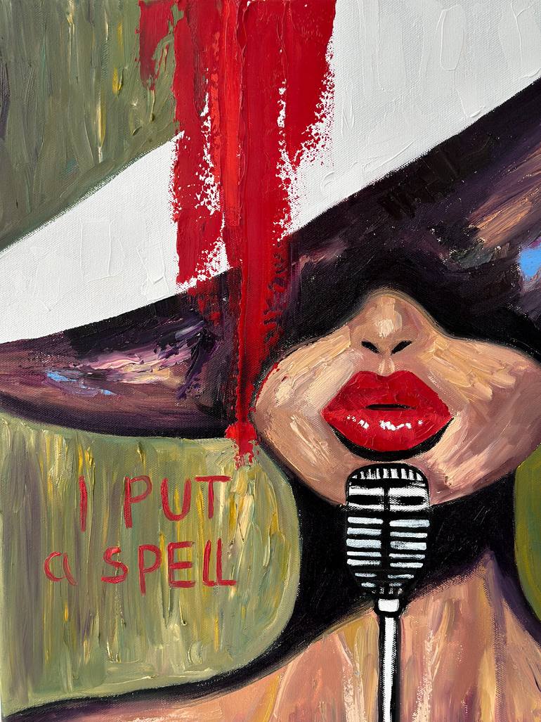 Original Pop Art Pop Culture/Celebrity Painting by Kristina Mallen