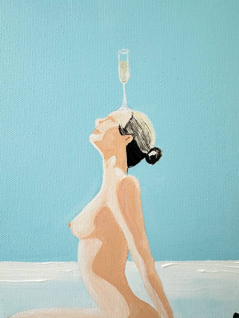 Original Contemporary Boat Painting by Kristina Mallen
