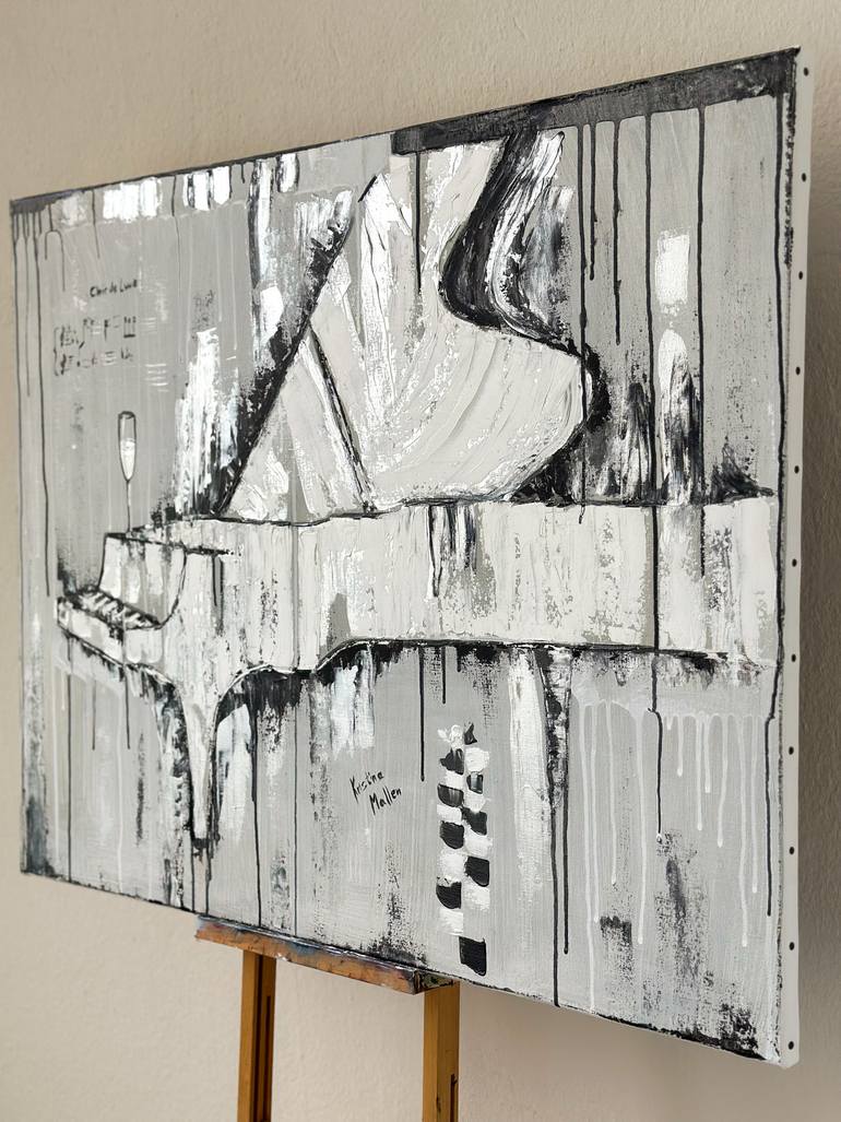 Original Abstract Music Painting by Kristina Mallen
