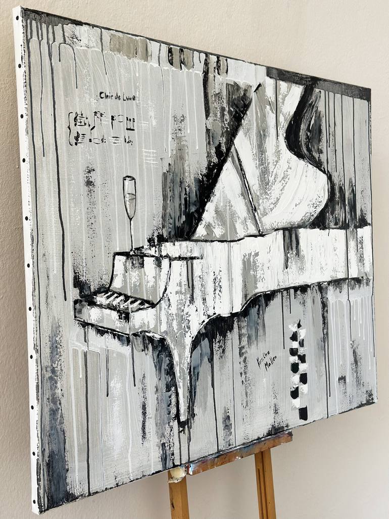 Original Abstract Music Painting by Kristina Mallen