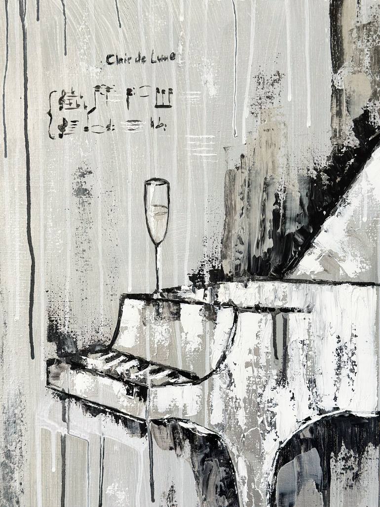 Original Abstract Music Painting by Kristina Mallen