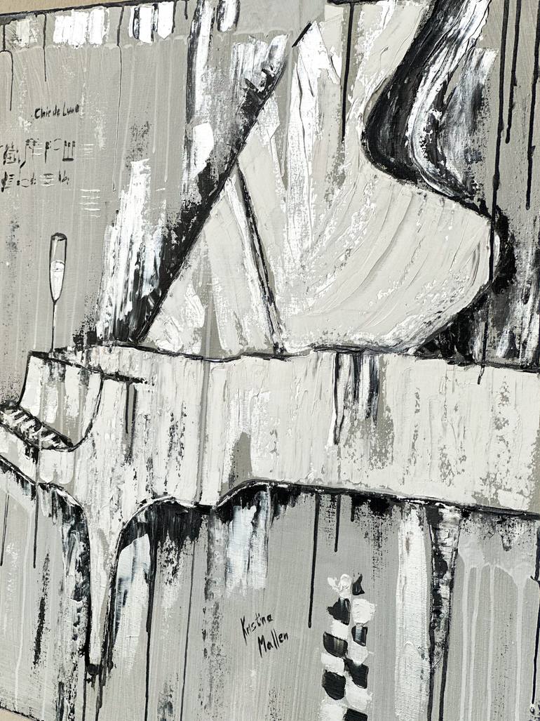 Original Abstract Music Painting by Kristina Mallen