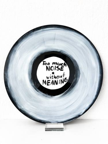 Original Pop Art Calligraphy Mixed Media by Kristina Mallen