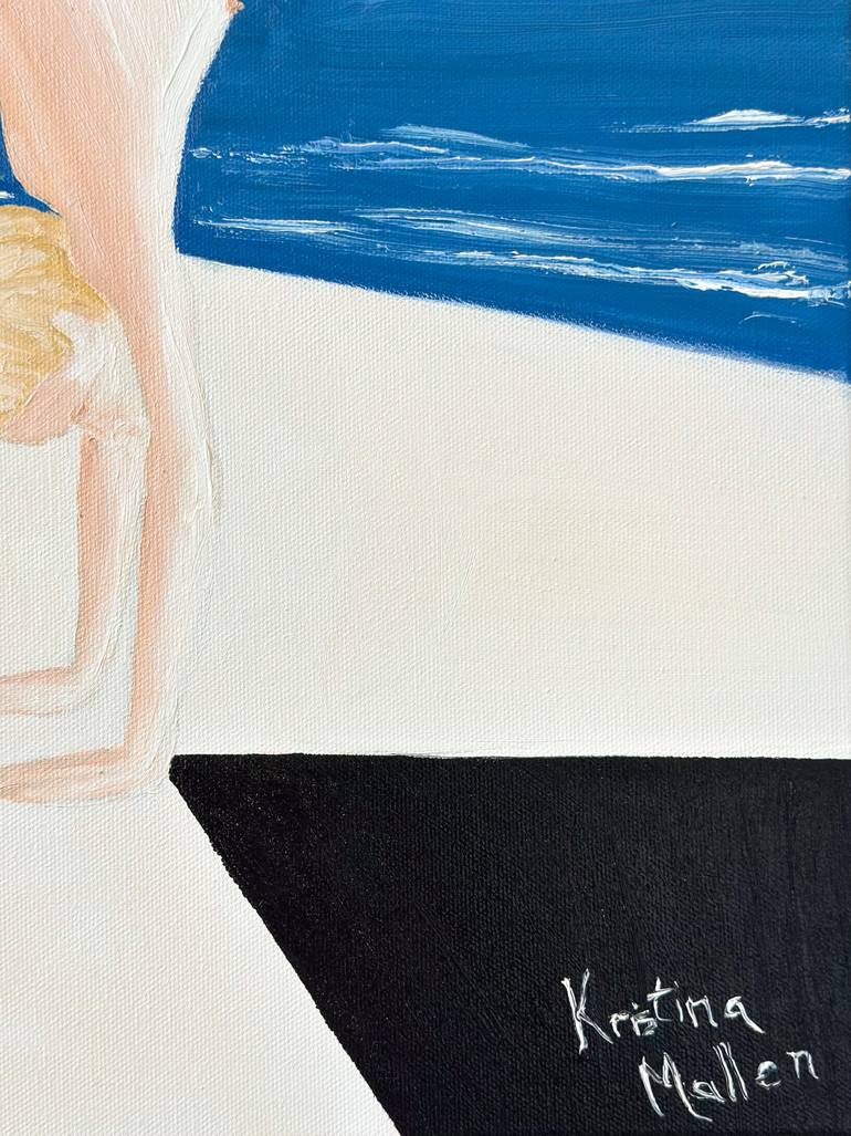 Original Pop Art Women Painting by Kristina Mallen