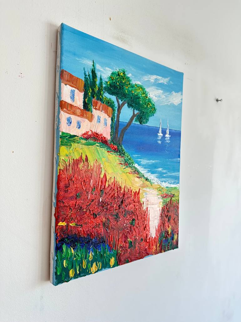 Original Figurative Landscape Painting by Kristina Mallen