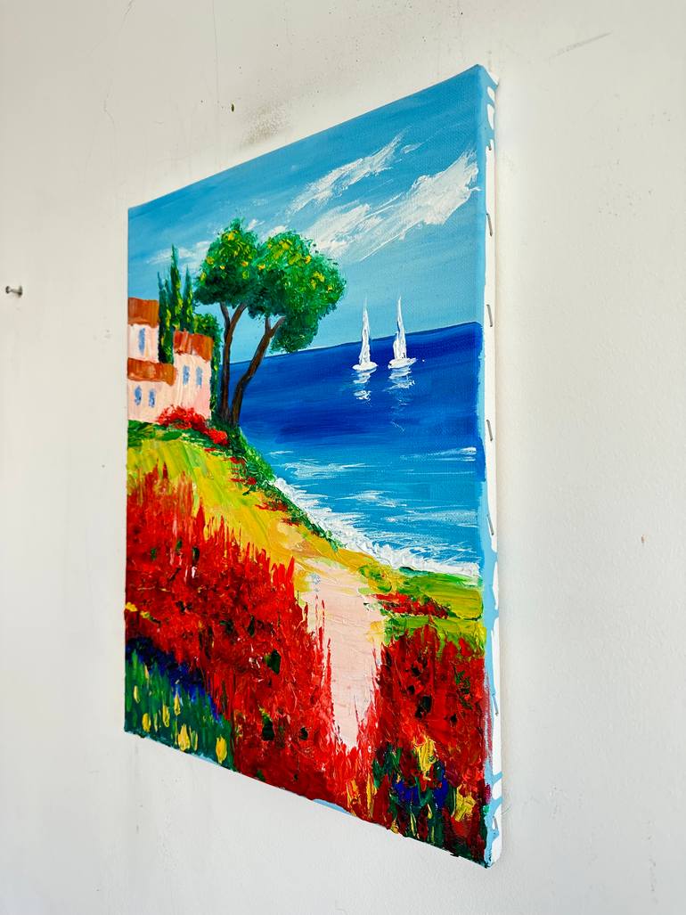 Original Figurative Landscape Painting by Kristina Mallen