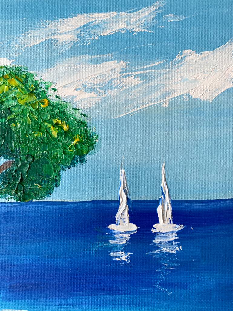 Original Figurative Landscape Painting by Kristina Mallen
