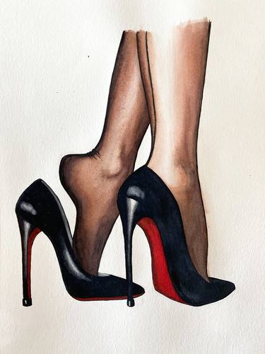 Print of Fine Art Fashion Paintings by Kristina Malashchenko