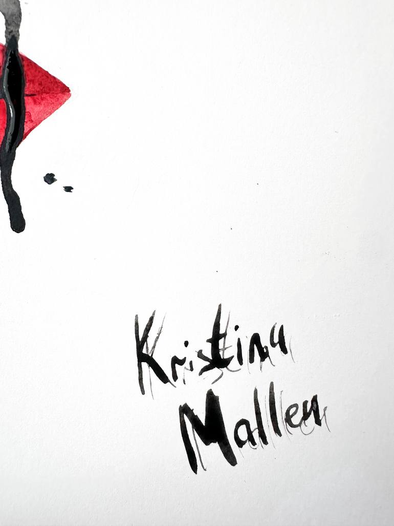 Original Illustration Women Painting by Kristina Mallen