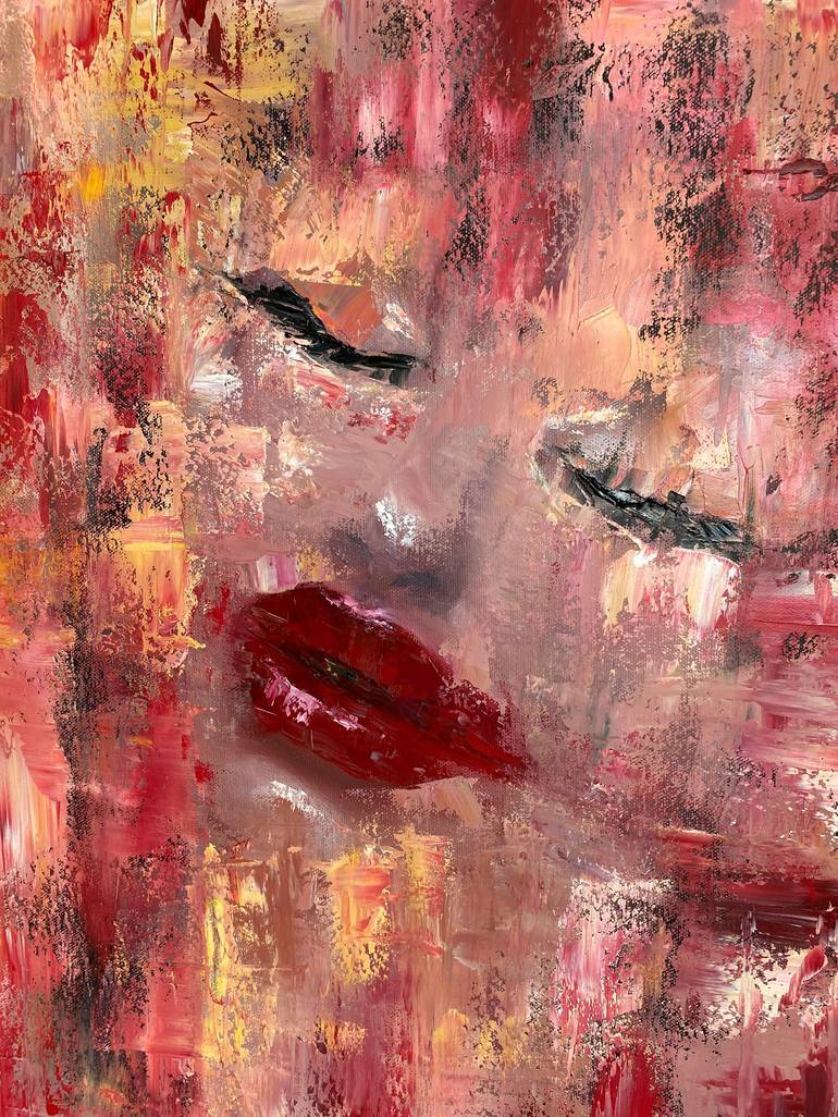 Original Abstract Women Painting by Kristina Malashchenko