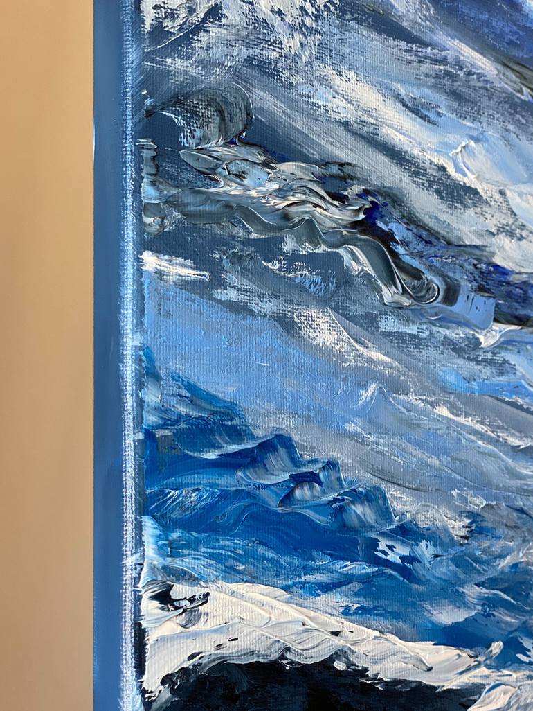 Original Abstract Water Painting by Kristina Mallen