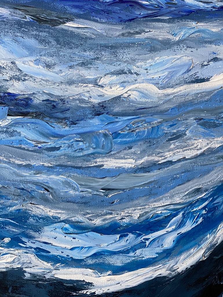 Original Abstract Water Painting by Kristina Mallen