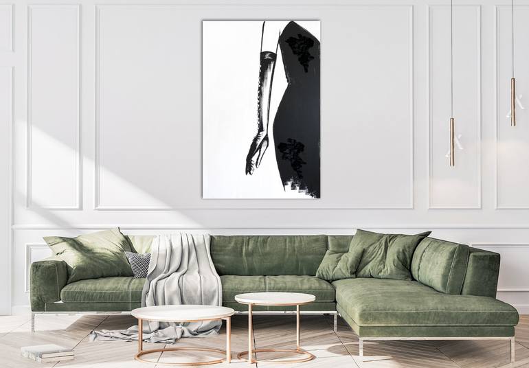 Original Art Deco Fashion Painting by Kristina Malashchenko