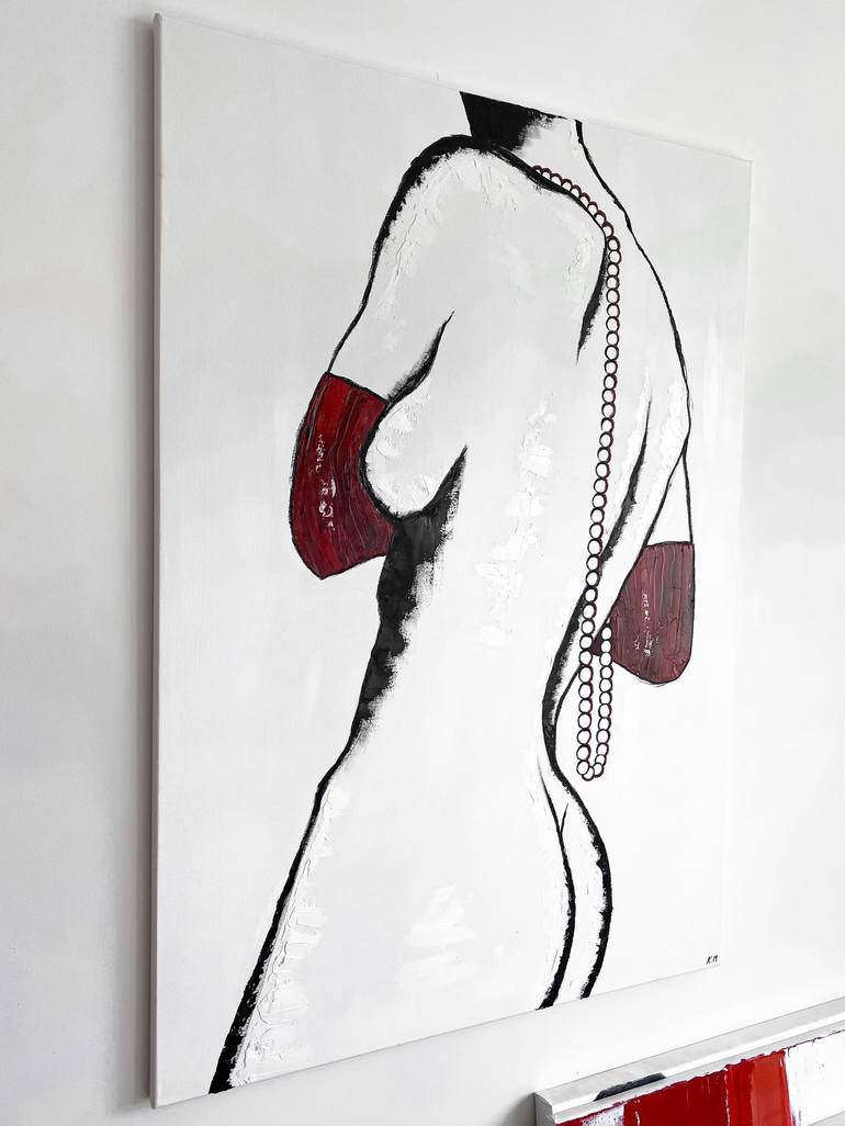 Original Abstract Women Painting by Kristina Malashchenko