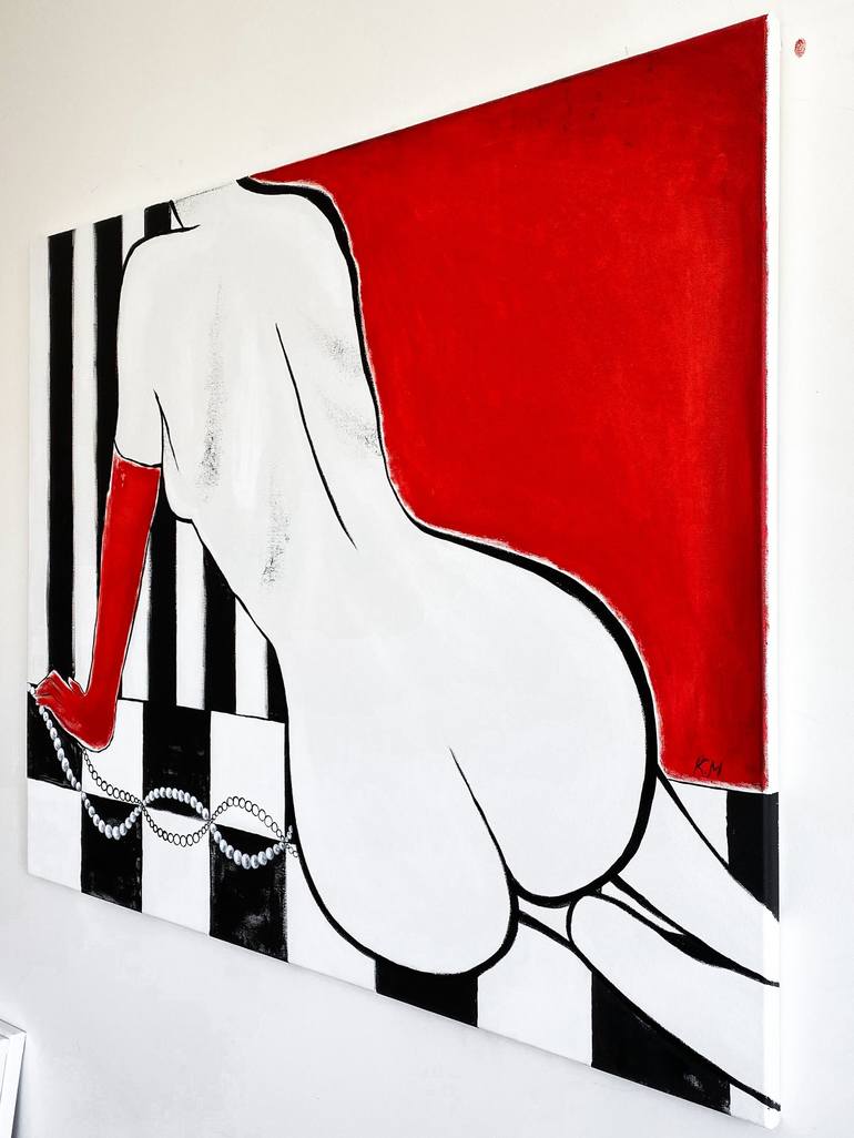 Original Nude Painting by Kristina Malashchenko