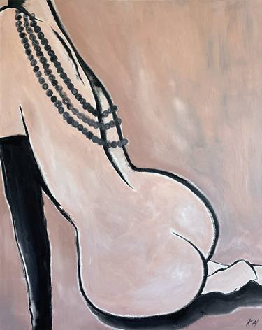 Original Nude Paintings by Kristina Malashchenko