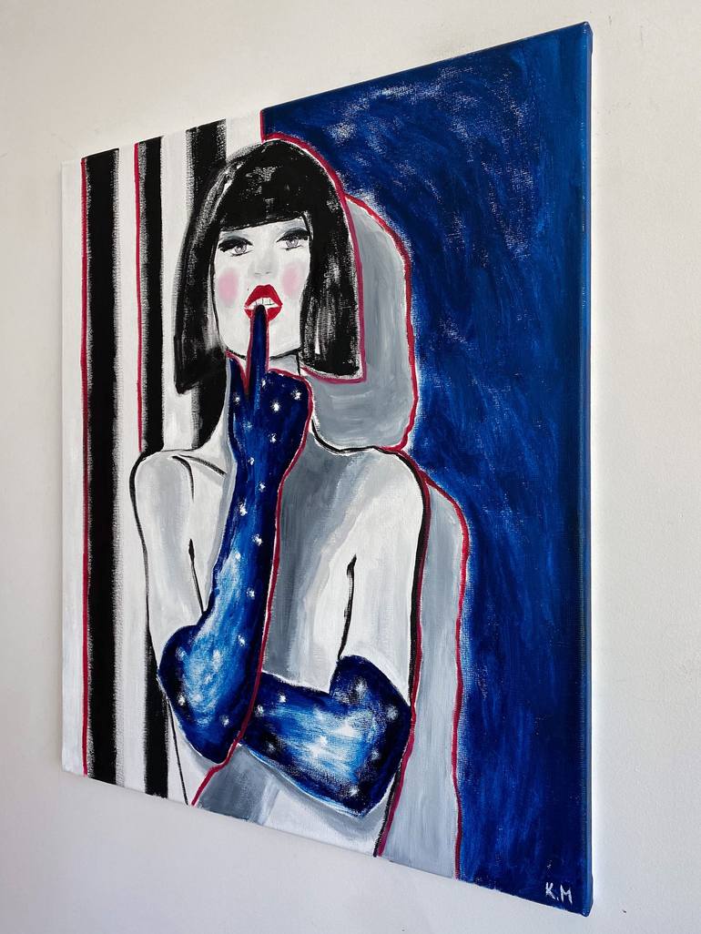 Original Abstract Women Painting by Kristina Malashchenko