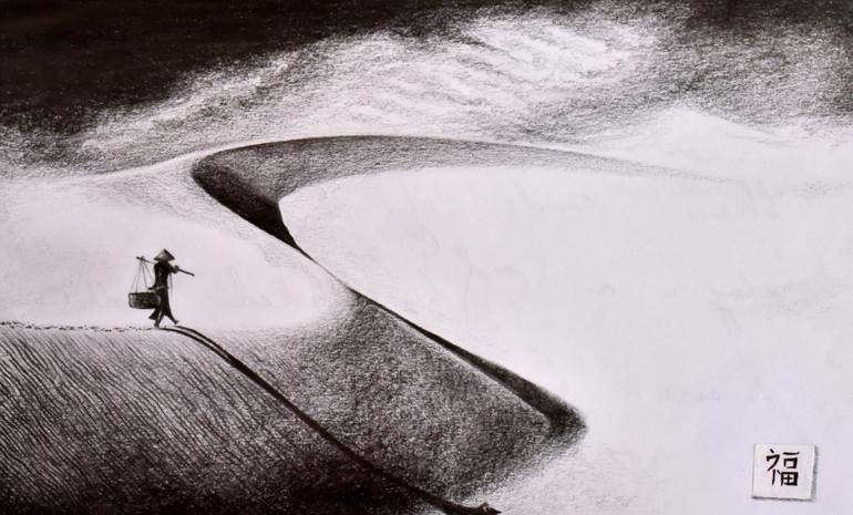 Print of Modern Nature Drawings by Wincy Xavier