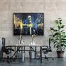 San Francisco Night Cityscape Painting