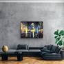 San Francisco Night Cityscape Painting