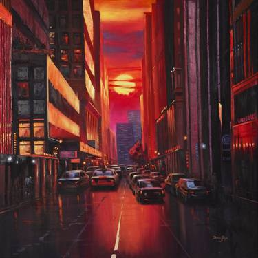 Original Cities Paintings by Diana Pigni