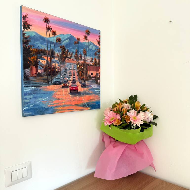 Original Contemporary Architecture Painting by Diana Pigni