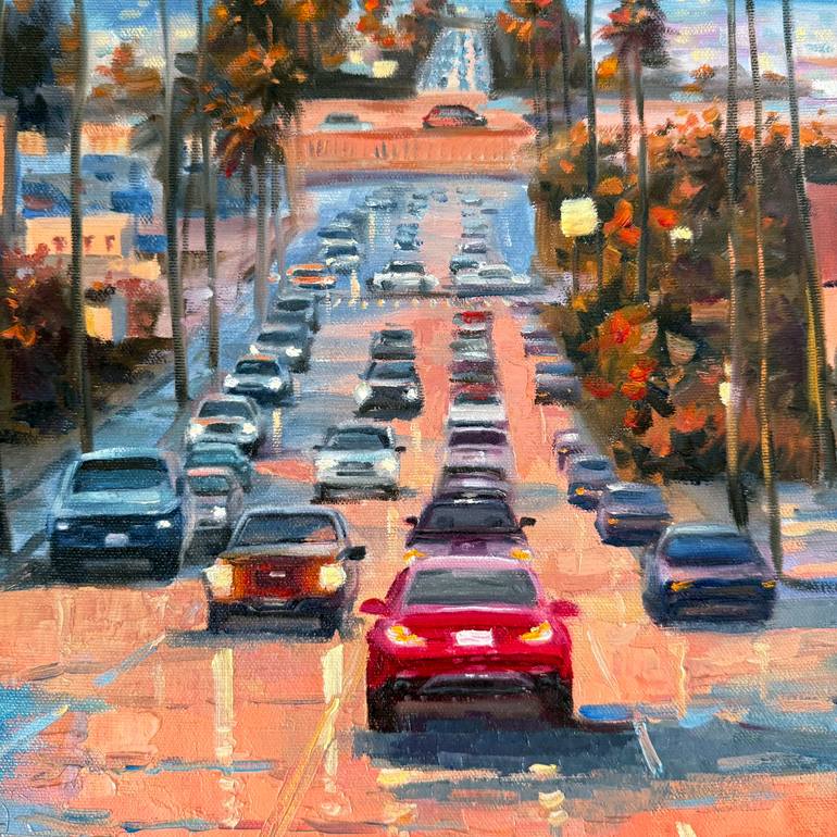 Original Contemporary Architecture Painting by Diana Pigni