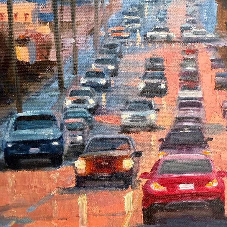 Original Contemporary Architecture Painting by Diana Pigni