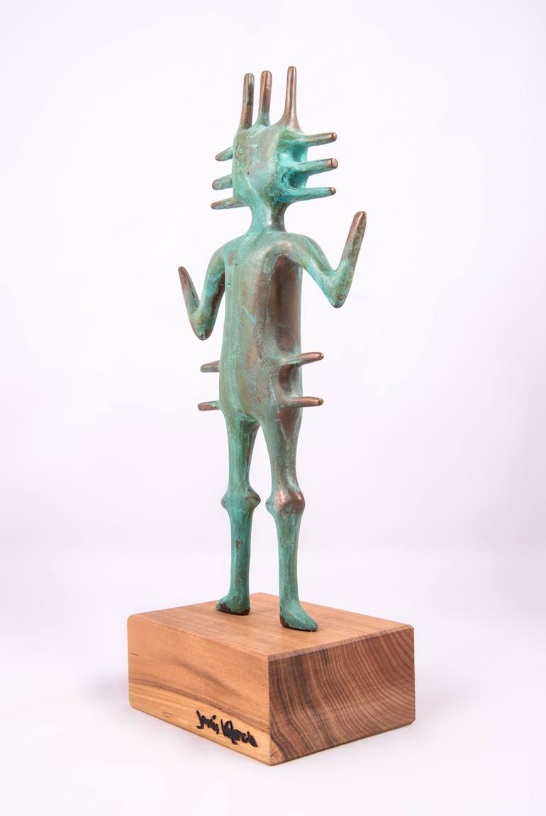 Original Figurative Abstract Sculpture by Jesus Valencia