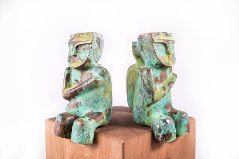 Original Figurative Abstract Sculpture by Jesus Valencia