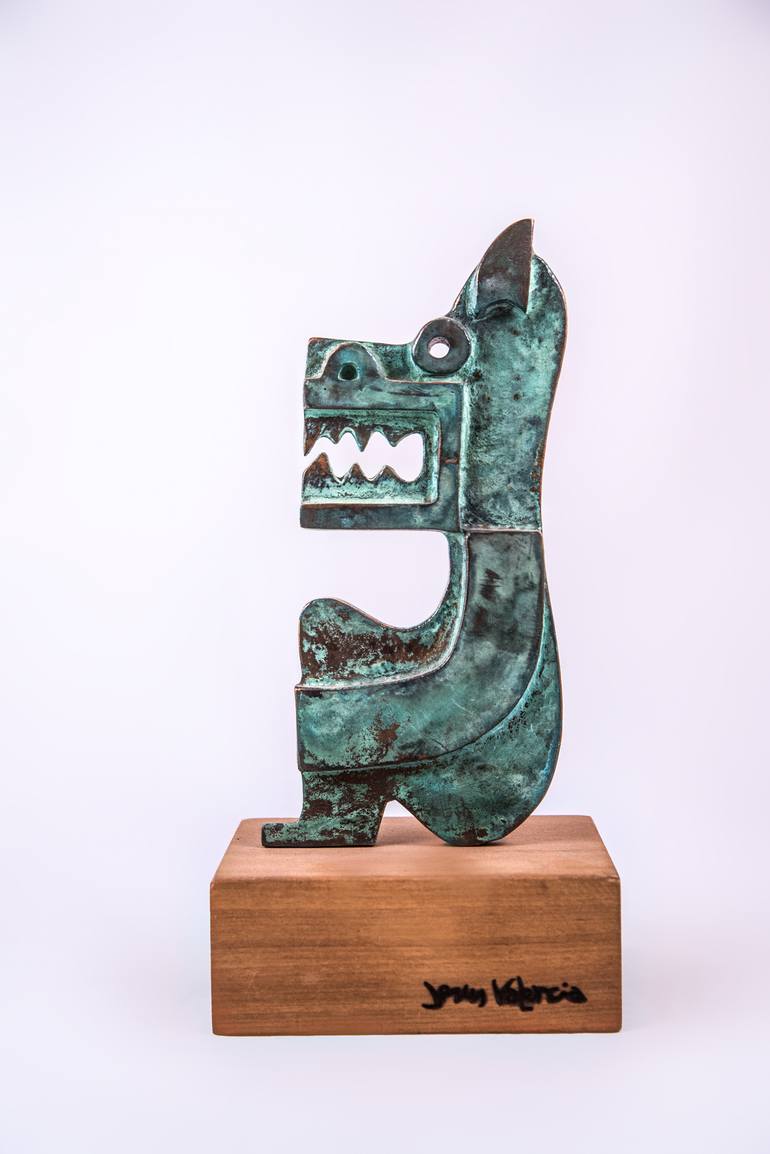 Original Abstract Sculpture by Jesus Valencia