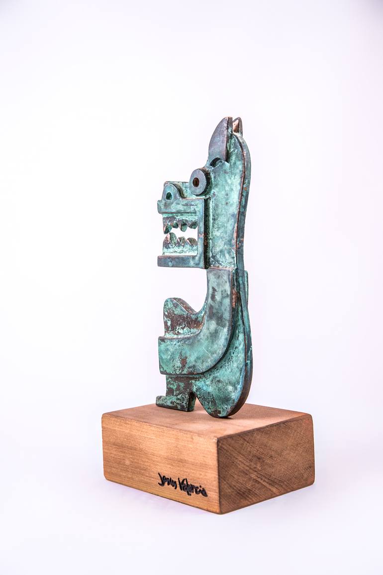 Original Abstract Sculpture by Jesus Valencia