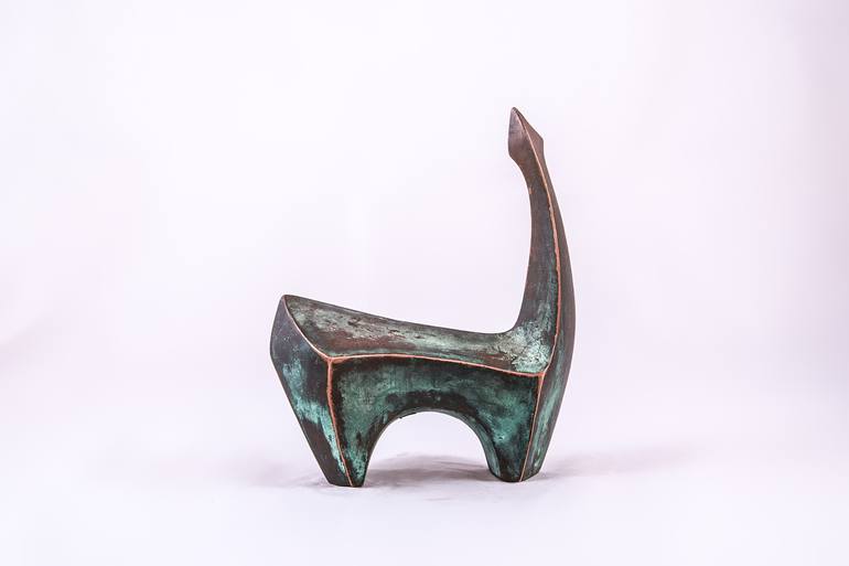 Original Abstract Animal Sculpture by Jesus Valencia