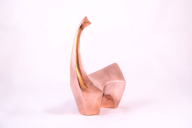 Original Abstract Animal Sculpture by Jesus Valencia