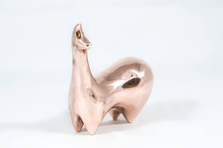 Original Abstract Animal Sculpture by Jesus Valencia