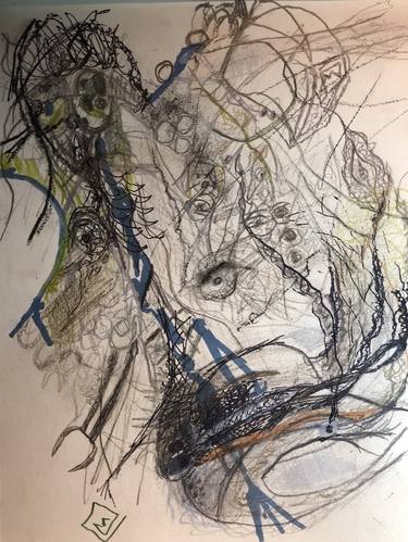 Original Illustration Abstract Drawings by Melissa Libutti