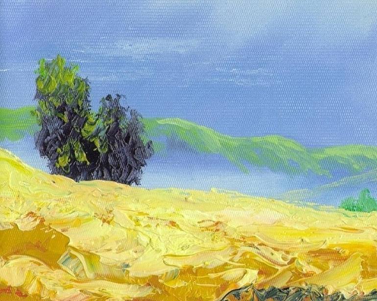 Original Impressionism Nature Painting by Urmat Mamytov