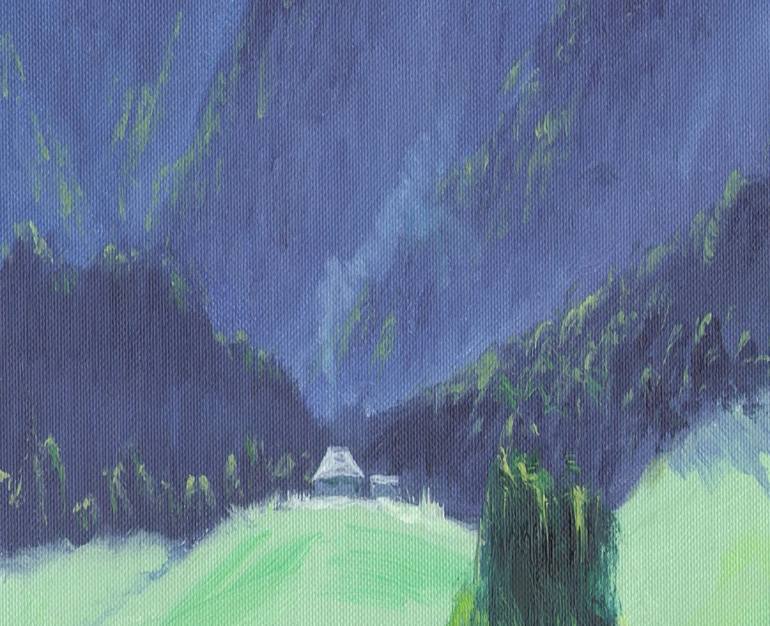 Original Impressionism Nature Painting by Urmat Mamytov