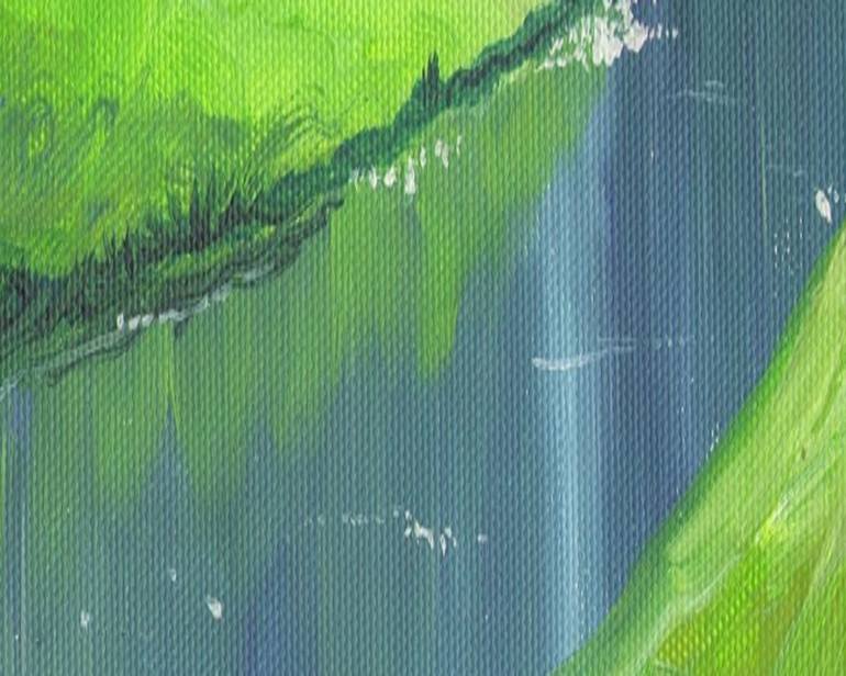 Original Impressionism Nature Painting by Urmat Mamytov