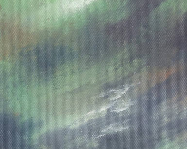 Original Impressionism Seascape Painting by Urmat Mamytov