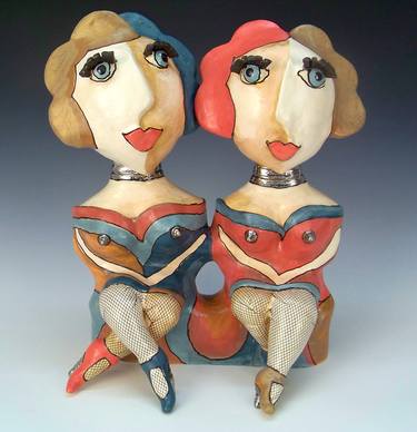 Original Figurative Women Sculpture by Sarah Michael